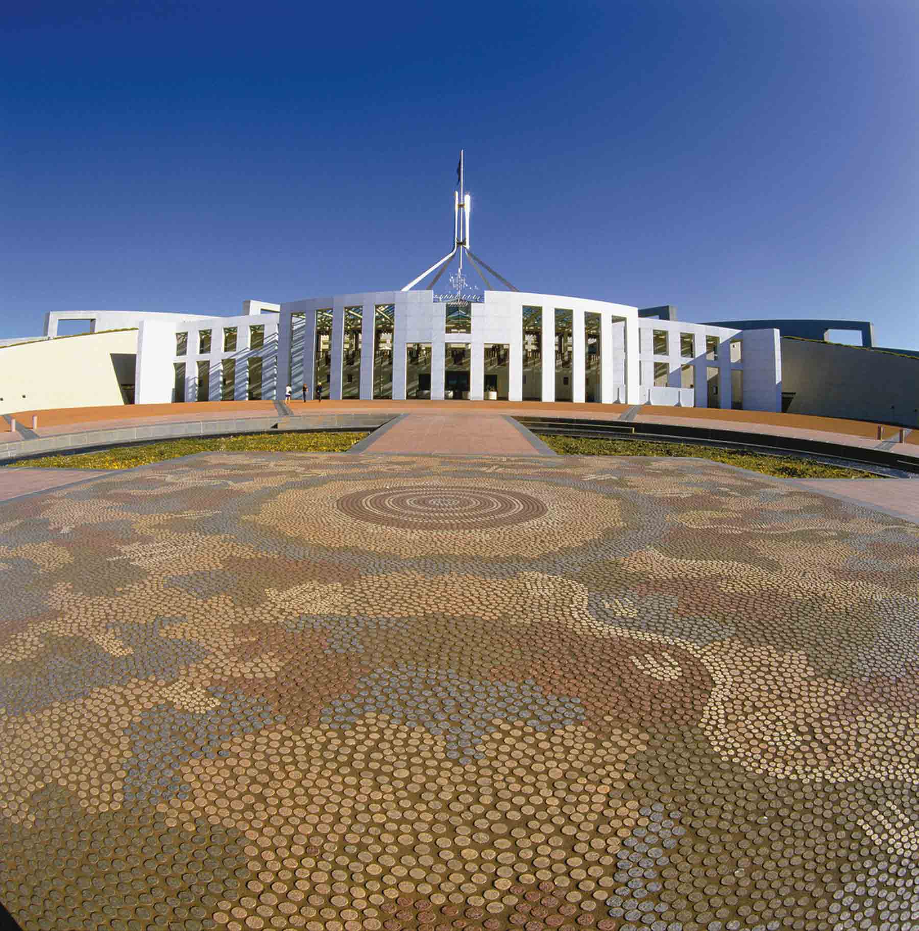 Parlamentsgebäude in Canberra, Australien
